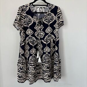 Beachsissi Swim Cover Dress Size L NWT